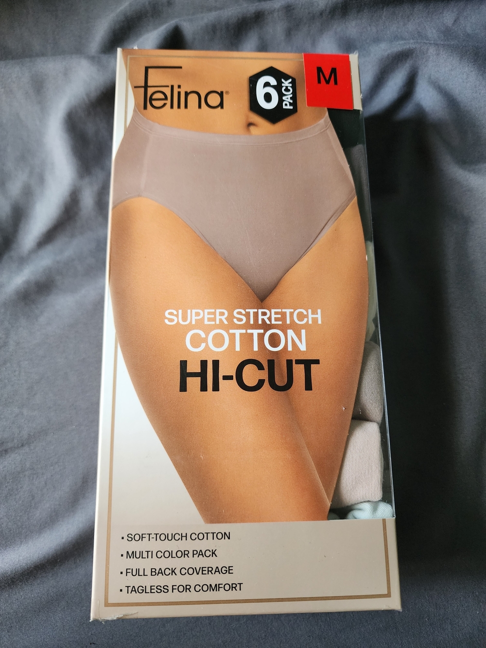 Felina Cotton Hi-Cut Underwear Panties